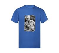 T-Shirt Uomo Cotone Basic Super vestibilità Top qualità - Gianni A. - Divertente Humor Made in Italy (Blu, M)