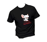 T-Shirt Uomo Cotone Basic Super vestibilità Top qualità - I Want You to Take Over The World - Divertente Humor Made in Italy (Nero, L)