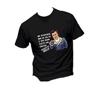 T-Shirt Uomo Cotone Basic Super vestibilità Top qualità - Marchese del Grillo Mi Dispiace. ma io so io e Voi Non Siete Un CaXXo! - Divertente Humor Made in Italy (S,Nera)