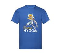 T-Shirt Uomo Cotone Basic Super vestibilità Top qualità - Saint C. - Divertente Humor Made in Italy (Blu, XXL, XX_l)