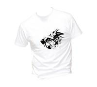 T-Shirt Uomo Cotone Basic Super vestibilità Top qualità - Sirio Il Dragone Cavalieri - Divertente Humor Made in Italy (M, Bianco)