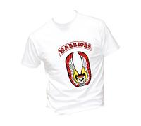 T-Shirt Uomo Cotone Basic Super vestibilità Top qualità - The Warriors - Guerrieri della Notte - Divertente Humor Made in Italy (M,Bianca)