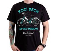 T-shirt uomo Cuore nero Respiro di capra M