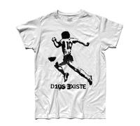 T-shirt uomo D10S EXISTE DIEGO ARMANDO DIO ESISTE calcio NAPOLI street art