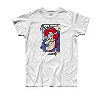 T-Shirt Uomo Dick Dastardly 2 And Muttley - Vulture Squadron - Linea Classic - 100% Cotone 185 gr/mq (M, Bianco)