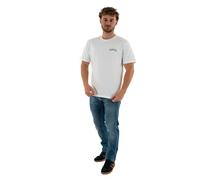 Dickies - T-shirt bianca con stampa di serpente sul retro-Bianco S