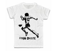 T-shirt uomo Diego Armando D10S EXISTE Dios Existe graffito street art Amazink