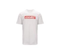 T-shirt Uomo Diesel t-diegor a18996 100 t-shirt Bianco, Rosso