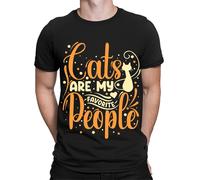 T-shirt uomo donna gatto sono le mie persone preferite divertenti amanti...