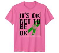 T-shirt uomo donna grafica consapevolezza della salute mentale It's OK To Be OK