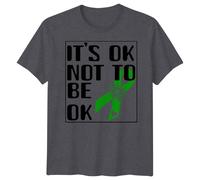 T-shirt uomo donna grafica consapevolezza della salute mentale It's OK To Be OK