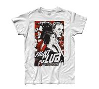 T-shirt uomo Fight Club Tyler Durden Edward Norton Marla Faccia d'Angelo CULT
