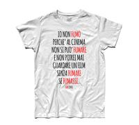 T-shirt uomo film SANTA MARADONA Bart "Io non fumo.." Libero De Rienzo Accorsi