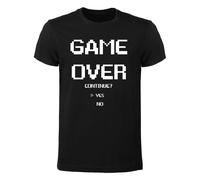 T-shirt Uomo - Game Over Continue? Yes/No