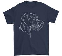 T-Shirt Uomo German Wirehaired Pointer 100% Cotone
