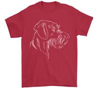 T-Shirt Uomo German Wirehaired Pointer 100% Cotone