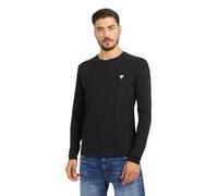 Guess Maglia manica lunga M2YI28 J1314 – Cotone stretch Nero Uomo