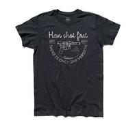 T-shirt uomo HAN SHOT FIRST Greedo Tottoine The new Hope