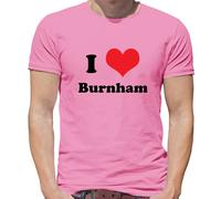 T-Shirt Uomo I Love Burnham Election Andy PM - Cotone 100% Maniche Corte