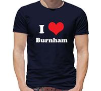 T-Shirt Uomo I Love Burnham Election Andy PM - Cotone 100% Maniche Corte