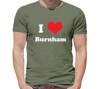 T-Shirt Uomo I Love Burnham Election Andy PM - Cotone 100% Maniche Corte