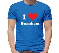 T-Shirt Uomo I Love Burnham Election Andy PM - Cotone 100% Maniche Corte