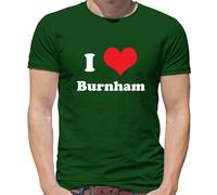T-Shirt Uomo I Love Burnham Election Andy PM - Cotone 100% Maniche Corte