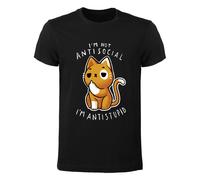 T-shirt Uomo - I'm not antisocial I'm antistupid
