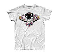 T-shirt uomo Jeeg robot d'acciaio in versione teschio messicano Mexican skull