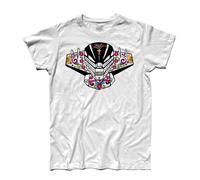 T-shirt uomo Jeeg robot d'acciaio in versione teschio messicano Mexican skull