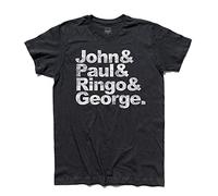 T-Shirt Uomo John, Paul, Ringo & George - Liverpool Rock