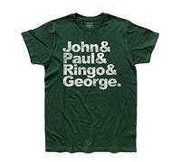 T-Shirt Uomo John, Paul, Ringo & George - Liverpool Rock