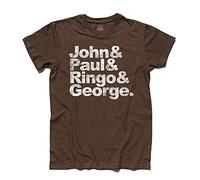 T-Shirt Uomo John, Paul, Ringo & George - Liverpool Rock