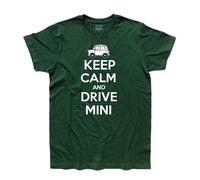 T-shirt uomo Keep Calm and Drive Mini - England Mr Bean London Style Mods