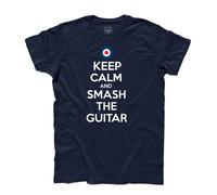 T-shirt uomo Keep calm and Smash the Guitar - Pete Townshend Who Baba o'Riley
