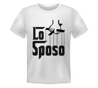 T-shirt uomo kit il padrino addio al celibato sposo matrimonio tshirt divertente