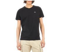 La Martina, ,Tops ,Uomo ,Nero ,2XL Elegante T-shirt a manica corta con scollo rotondo