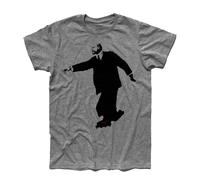 T-shirt uomo Lenin sui pattini rollerblade skates street urban art