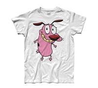 T-shirt uomo LEONE CANE FIFONE 2 Courage the Cowardly Dog Scooby-Doo