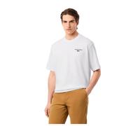 T-shirt da uomo Lacoste Loose Fit Heavy Jersey Printed - white - Bianco (L)