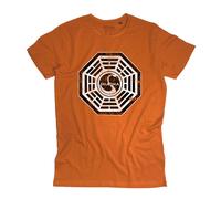 T-shirt uomo LOST logo DHARMA Stazione Cigno Swan Sawyer Jack Kate tshirt