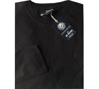 T-Shirt UOMO M L XL XXL 3XL maglia cotone girocollo manica lunga cobalto BeBoard