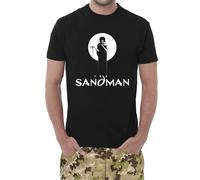 T-Shirt Uomo Maglietta Morfeo Padrone Re dei Sogni Serie Shirt TV Fumetto Mitologia Fantasy Dark Palestra Fitness Sport Allenamento Tempo Libero Free Time Calcio (XL, Nero)