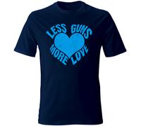 T-Shirt Uomo manica corta vari colori cotone Pace Love maglia maglietta