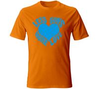 T-Shirt Uomo manica corta vari colori cotone Pace Love maglia maglietta