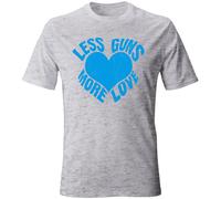 T-Shirt Uomo manica corta vari colori cotone Pace Love maglia maglietta