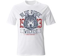 T-Shirt Uomo manica corta vari colori cotone Wolves Lupo maglia maglietta