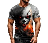 T Shirt Uomo Manica Lunga Cotone Lunga Alta Elasticizzate Etichetta Sprintex La Lilla Antisudore Fulmini Scheletro Addio Filo Smanicato Youth Crema Cactus Angora Ad Strappati