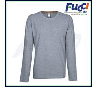 T-SHIRT UOMO MANICA LUNGA MAGLIA COTONE GIROCOLLO MAGLIETTE PAYPER DA LAVORO