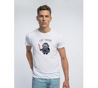 T-Shirt Uomo Maniche Corte Colore Bianco, FAT VADOR